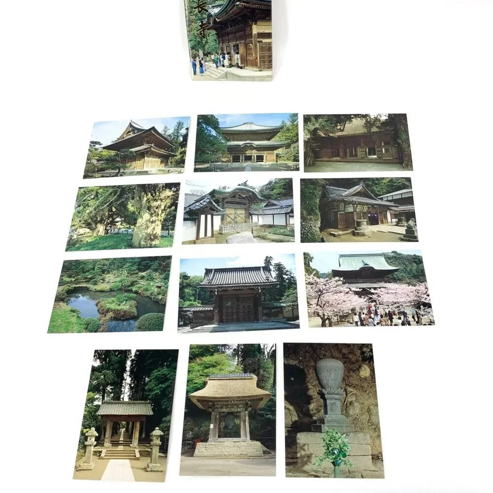 Vintage Postcards of Japan Landmarks Travel Packet of 12 unposted